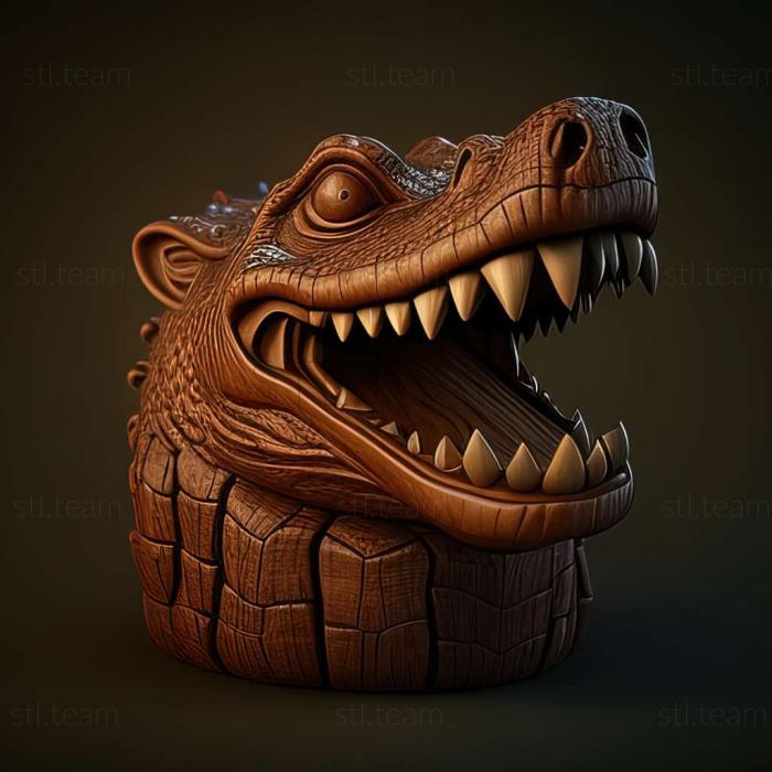 3D model croc nuts stl (STL)